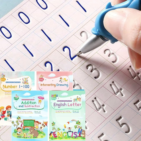 Conjunto de Libros Mágicos de Caligrafía Montessori