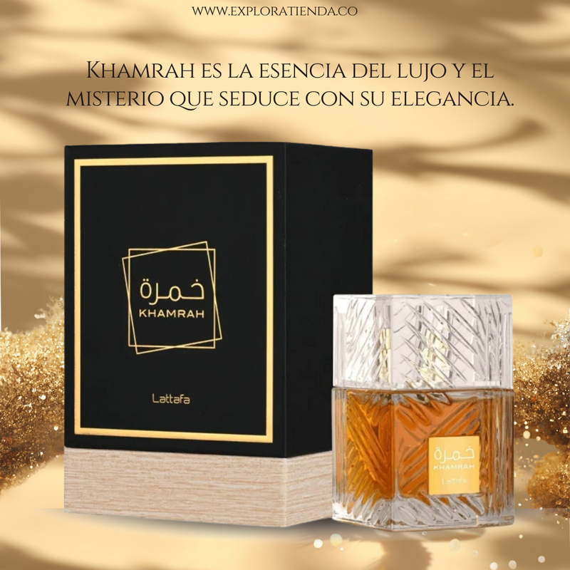 Perfume Khamrah De Lattafa 100 Ml I Siente el lujo de los perfumes árabes